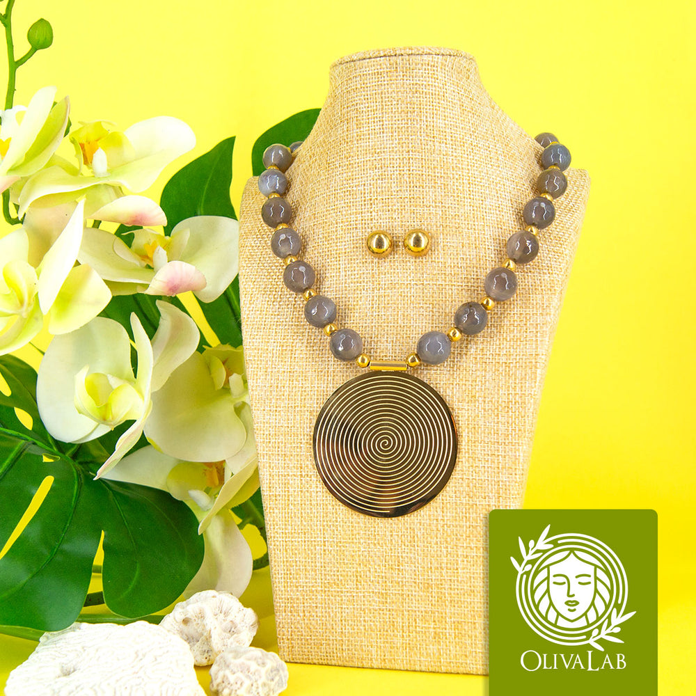 Collar Marmoleado Nube