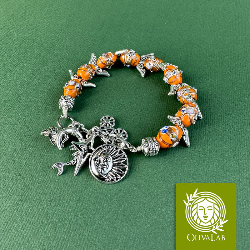 Pulsera Rusa Naranja